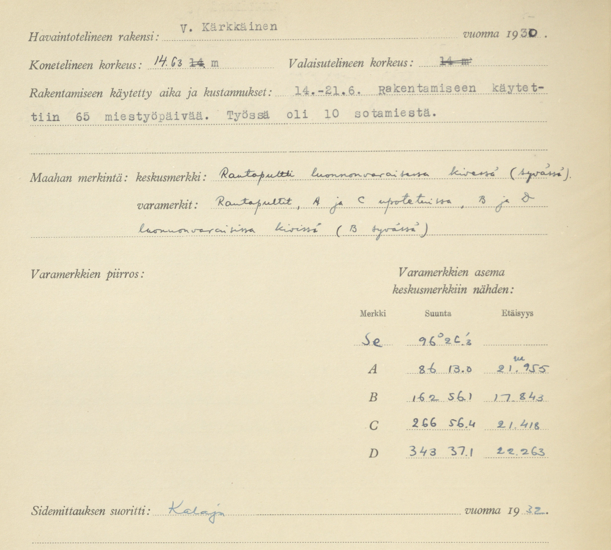 ote kolmiopistekantakirjasta